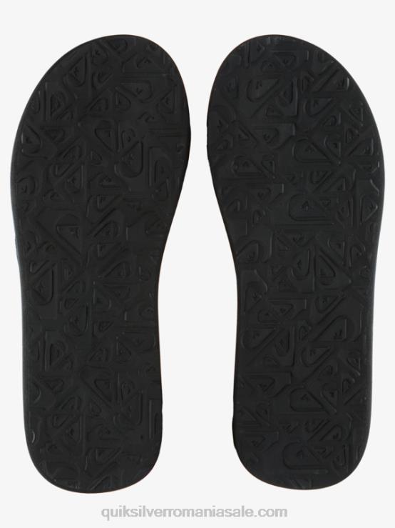albastru/negru sandale cu imprimeu carver XT6B616 bărbați Quiksilver