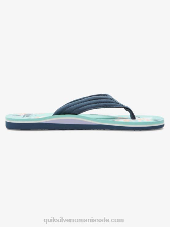 albastru verde sandale molokai layback XT6B505 bărbați Quiksilver
