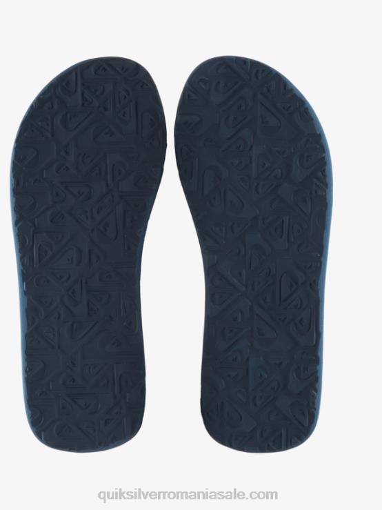 albastru verde sandale molokai layback XT6B505 bărbați Quiksilver