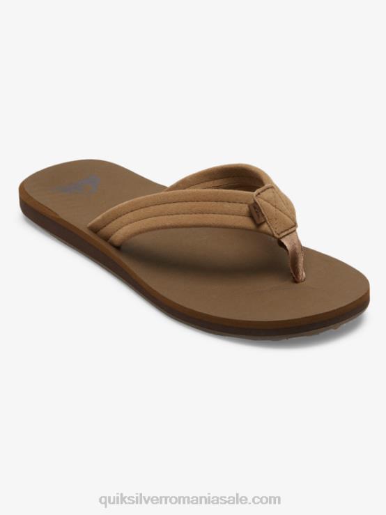 bronzat 1 sandale carver din piele intoarsa XT6B874 bărbați Quiksilver