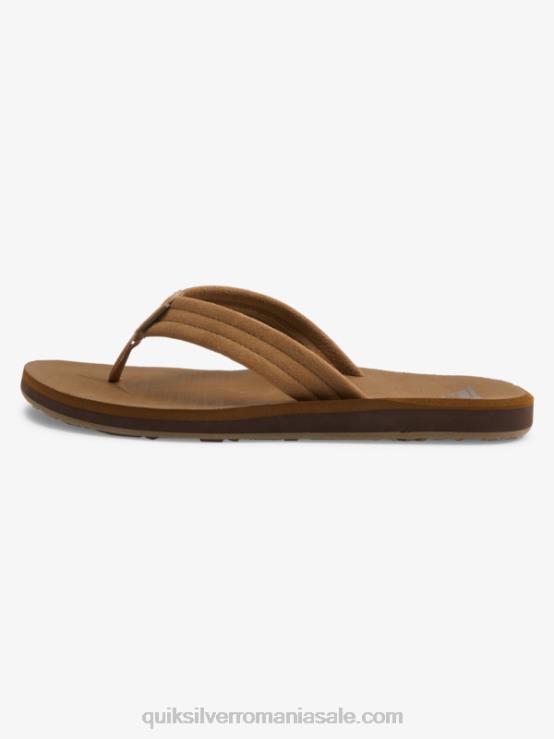 bronzat 1 sandale carver din piele intoarsa XT6B874 bărbați Quiksilver