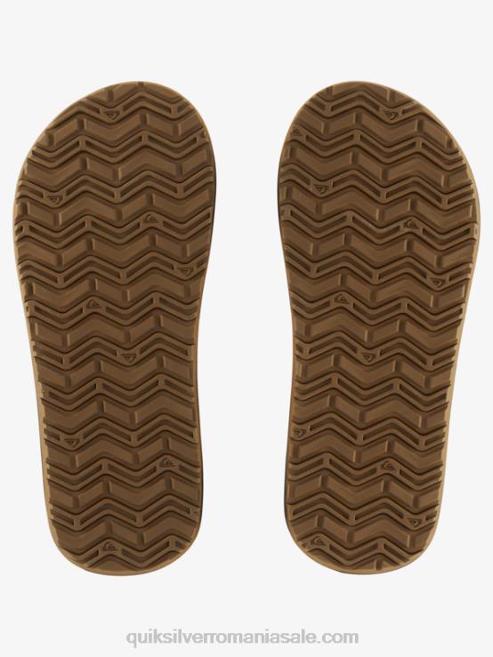 bronzat 1 sandale cu diapozitiv cu cheie de maimuță XT6B973 bărbați Quiksilver