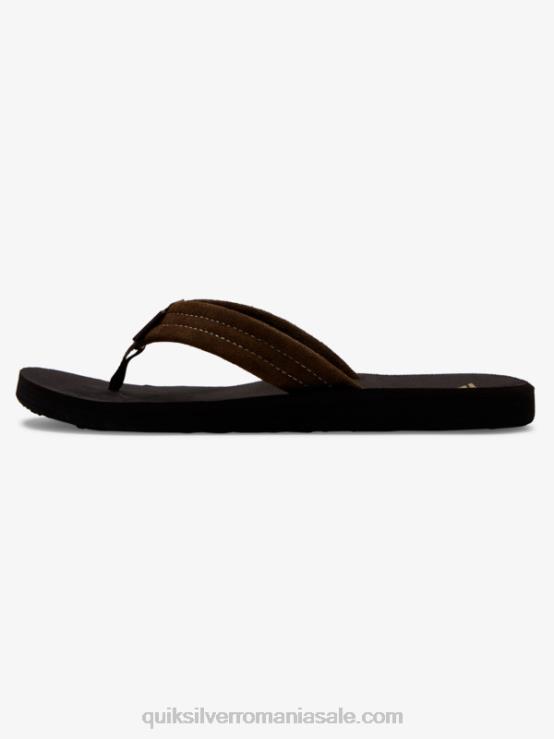 demitasse - solid sandale carver piele intoarsa XT6B1631 bărbați Quiksilver
