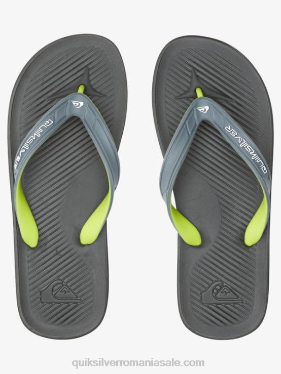 gri 1 flip-flops haleiwa core XT6B953 bărbați Quiksilver