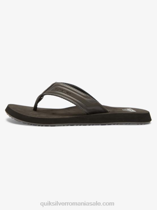 gri 1 sandale cu diapozitiv cu cheie de maimuță XT6B974 bărbați Quiksilver