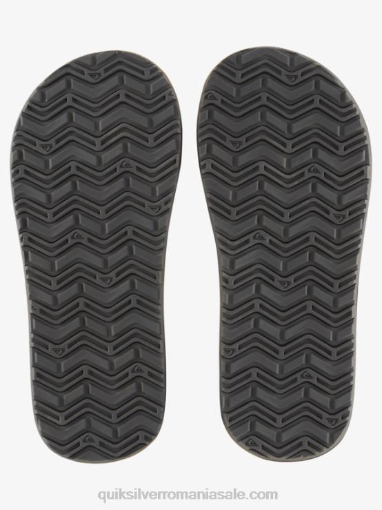 gri 1 sandale cu diapozitiv cu cheie de maimuță XT6B974 bărbați Quiksilver