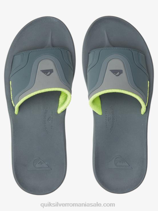 gri 1 sandale cu slide de recuperare matematică XT6B1258 bărbați Quiksilver