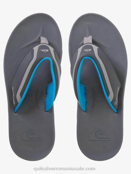 gri/albastru sandale de recuperare matematică XT6B1084 bărbați Quiksilver