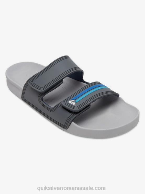 gri/albastru sandale rivi cu reglaj dublu XT6B1079 bărbați Quiksilver