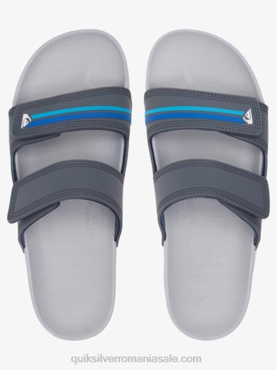 gri/albastru sandale rivi cu reglaj dublu XT6B1079 bărbați Quiksilver