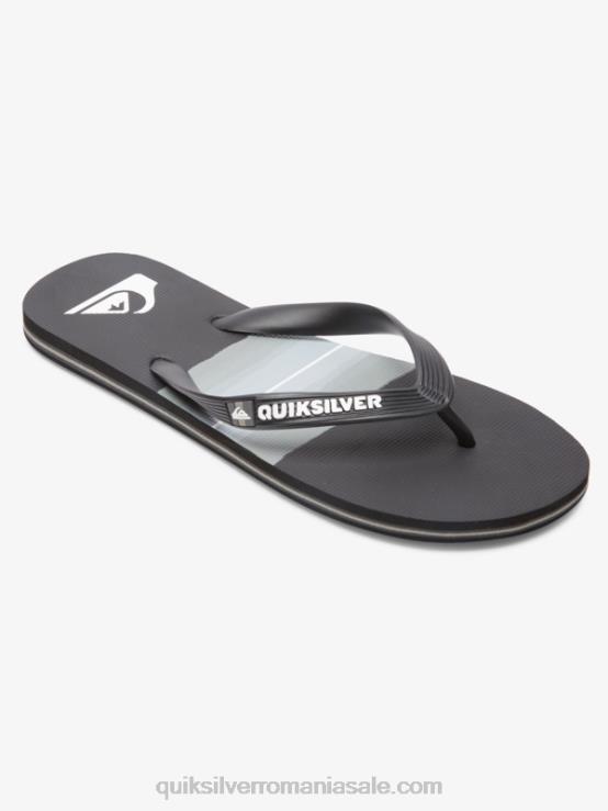 gri inchis flip-flops cu nuanță de rășină molokai XT6B1788 bărbați Quiksilver