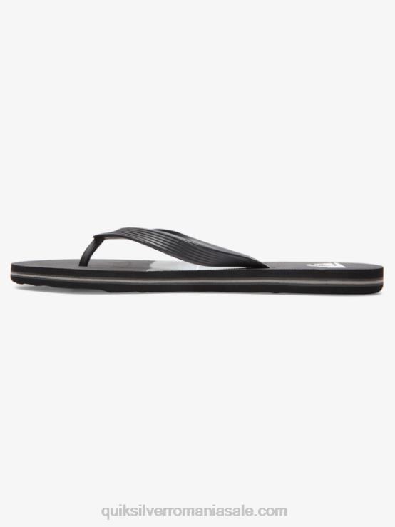 gri inchis flip-flops cu nuanță de rășină molokai XT6B1788 bărbați Quiksilver