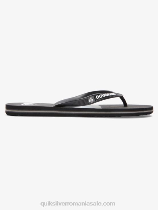 gri inchis flip-flops cu nuanță de rășină molokai XT6B1788 bărbați Quiksilver