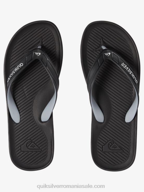 gri inchis flip-flops haleiwa XT6B1648 bărbați Quiksilver
