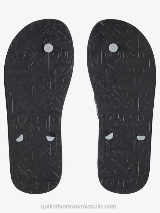 gri inchis flip-flops haleiwa XT6B1648 bărbați Quiksilver