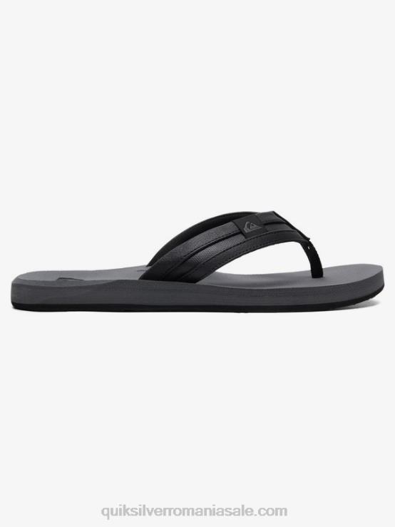 gri inchis sandale carver squish XT6B936 bărbați Quiksilver