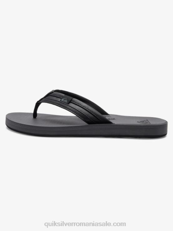gri inchis sandale carver squish XT6B936 bărbați Quiksilver