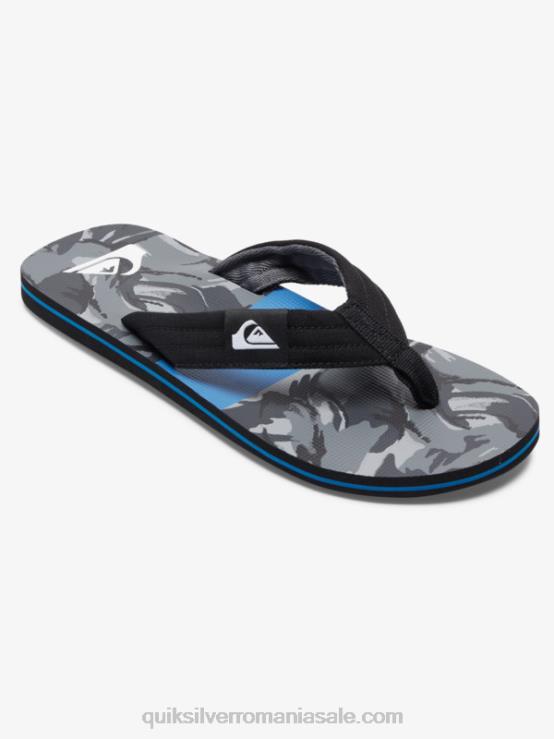 gri inchis sandale molokai layback XT6B500 bărbați Quiksilver