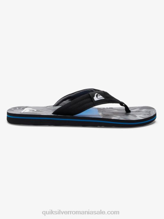 gri inchis sandale molokai layback XT6B500 bărbați Quiksilver