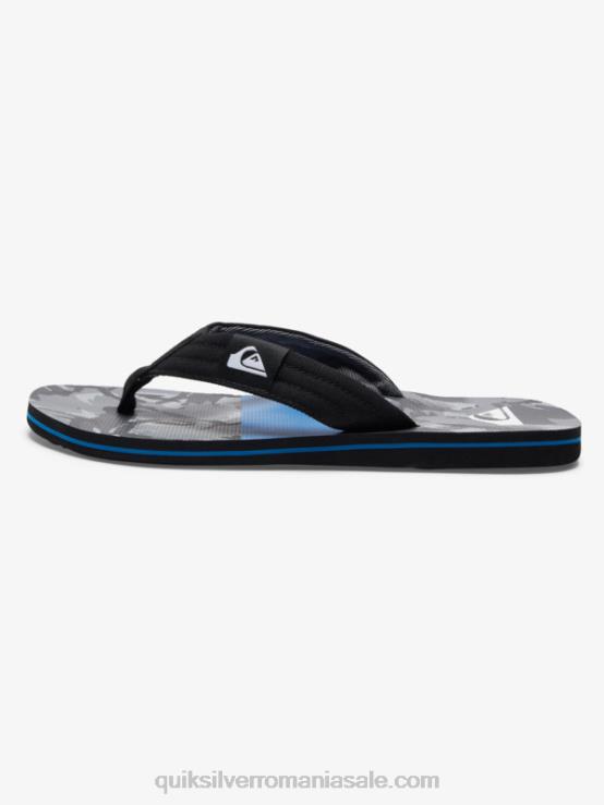 gri inchis sandale molokai layback XT6B500 bărbați Quiksilver