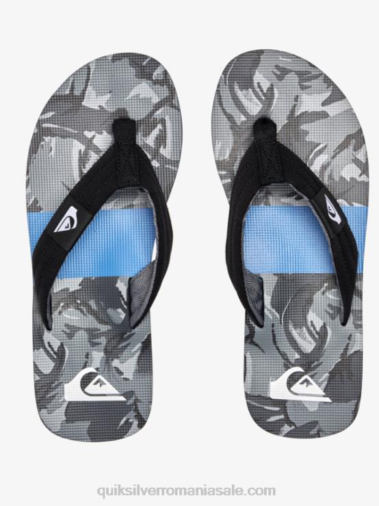 gri inchis sandale molokai layback XT6B500 bărbați Quiksilver