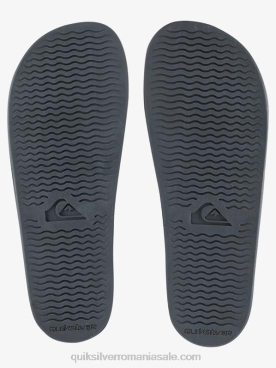 gri inchis sandale rivi cu reglaj dublu XT6B1076 bărbați Quiksilver
