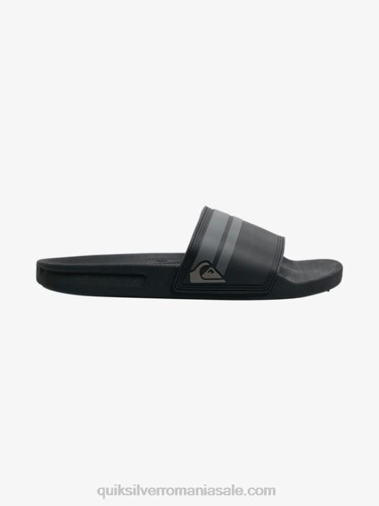 gri inchis sandale rivi slider XT6B763 bărbați Quiksilver