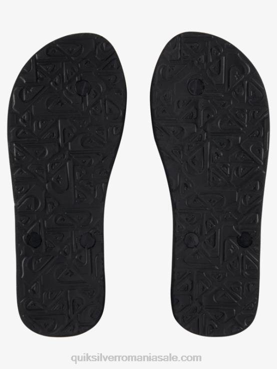 gri/negru/albastru flip-flops cu panou molokai XT6B572 bărbați Quiksilver