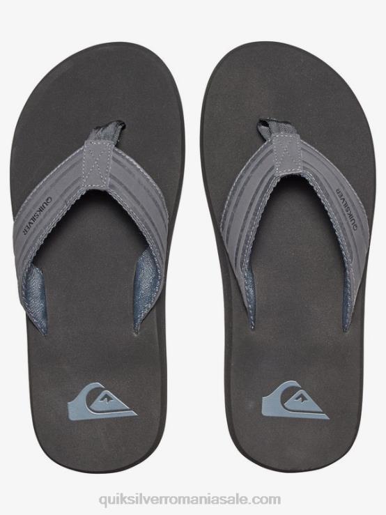 gri/negru sandale cu cheie de maimuță XT6B1645 bărbați Quiksilver