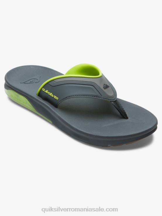 gri/negru/verde sandale de recuperare matematică XT6B1083 bărbați Quiksilver