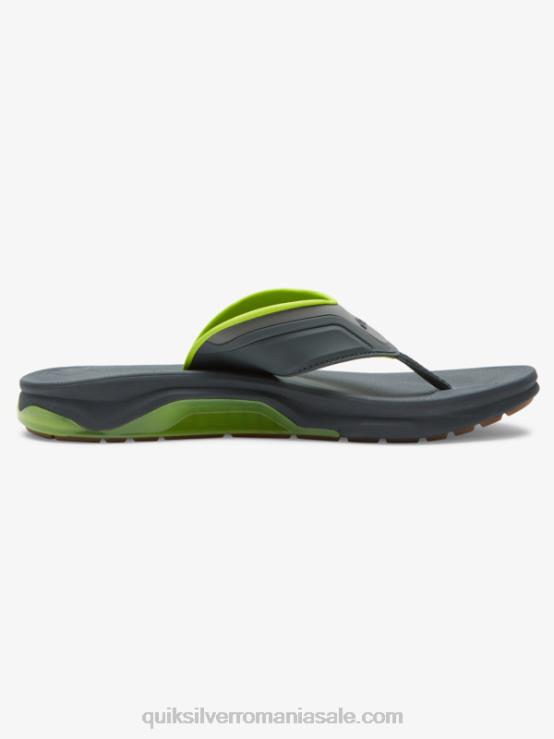 gri/negru/verde sandale de recuperare matematică XT6B1083 bărbați Quiksilver