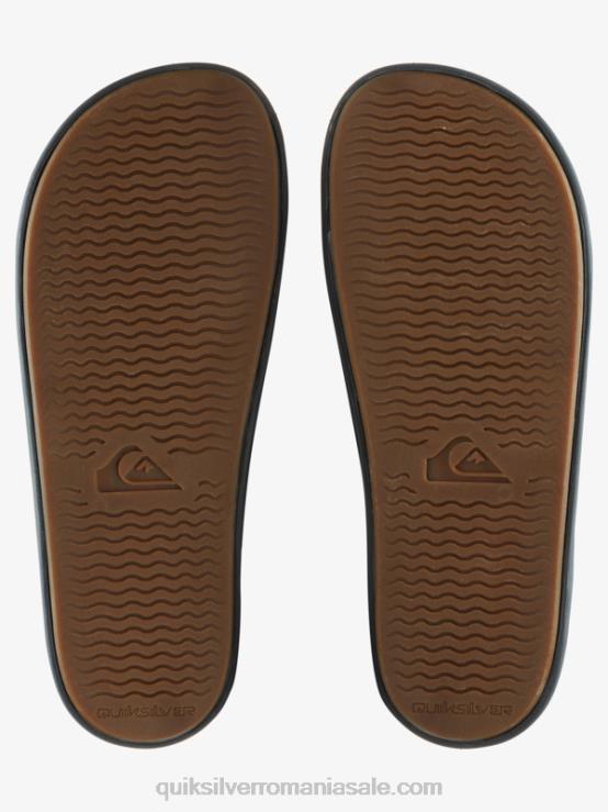 gri/negru/verde sandale rivi cu reglaj dublu XT6B1078 bărbați Quiksilver