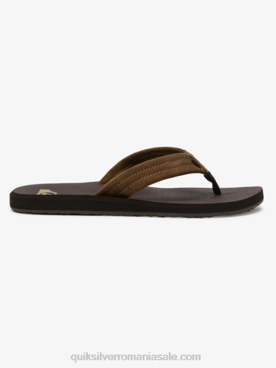 maro 1 sandale carver din piele intoarsa XT6B877 bărbați Quiksilver