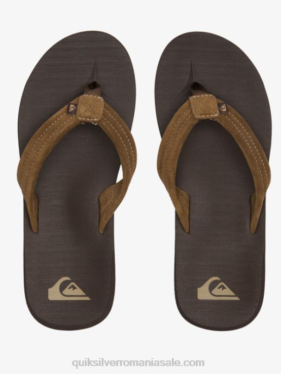 maro 1 sandale carver din piele intoarsa XT6B877 bărbați Quiksilver