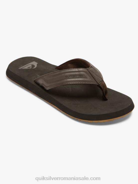 maro 1 sandale cu diapozitiv cu cheie de maimuță XT6B972 bărbați Quiksilver
