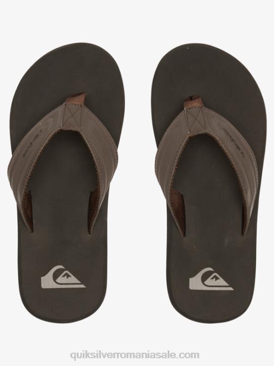 maro 1 sandale cu diapozitiv cu cheie de maimuță XT6B972 bărbați Quiksilver