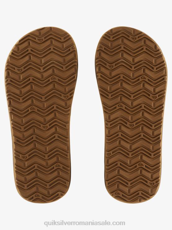 maro 1 sandale cu diapozitiv cu cheie de maimuță XT6B972 bărbați Quiksilver