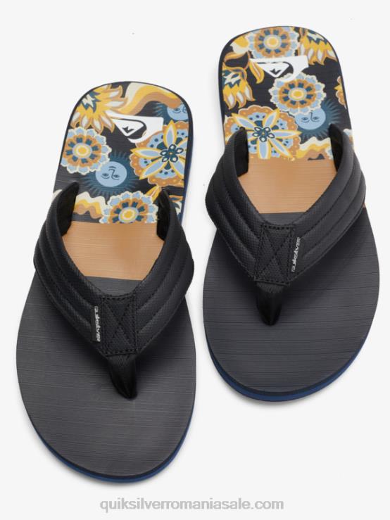 maro 1 sandale cu imprimeu carver XT6B617 bărbați Quiksilver