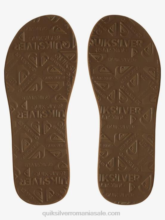 maro/negru sandale carver squish XT6B937 bărbați Quiksilver