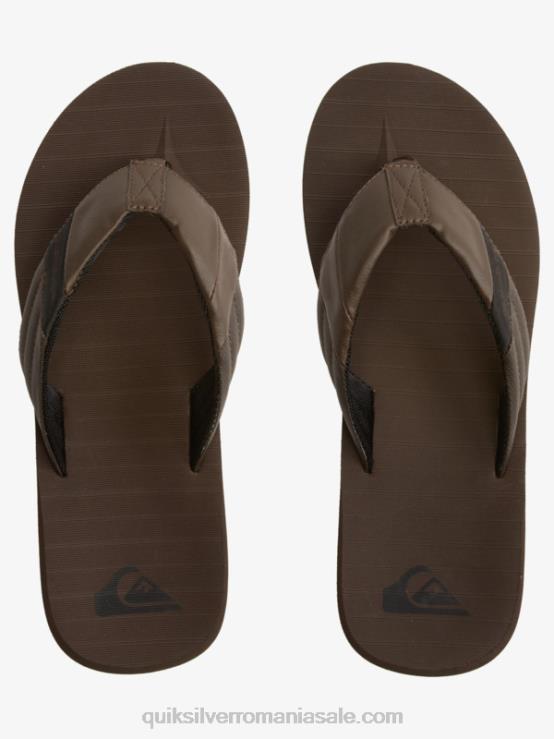 maro/negru sandale carver tropics XT6B1297 bărbați Quiksilver