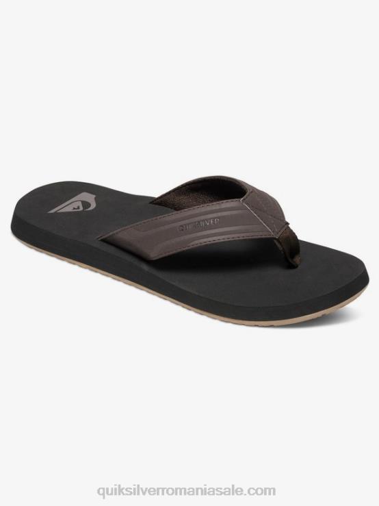 maro/negru sandale cu cheie de maimuță XT6B1646 bărbați Quiksilver