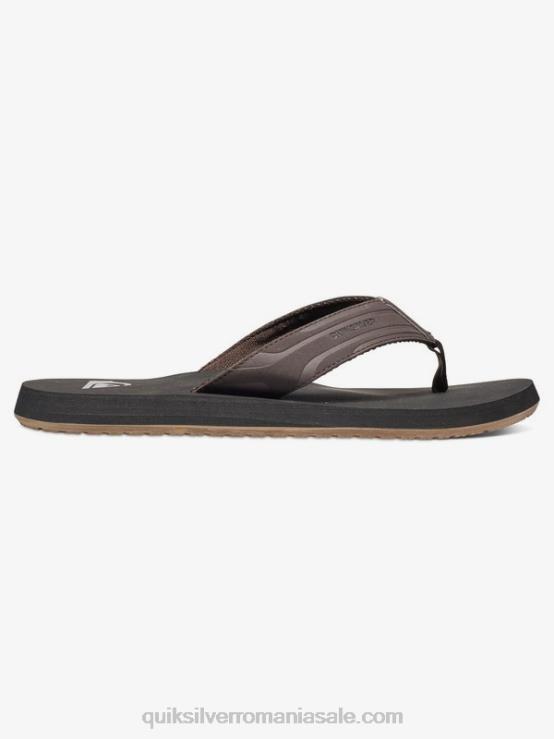 maro/negru sandale cu cheie de maimuță XT6B1646 bărbați Quiksilver
