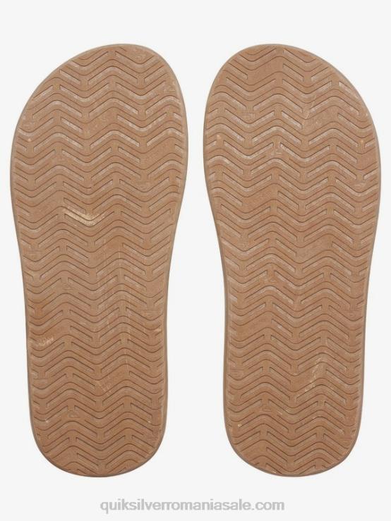 maro/negru sandale cu cheie de maimuță XT6B1646 bărbați Quiksilver