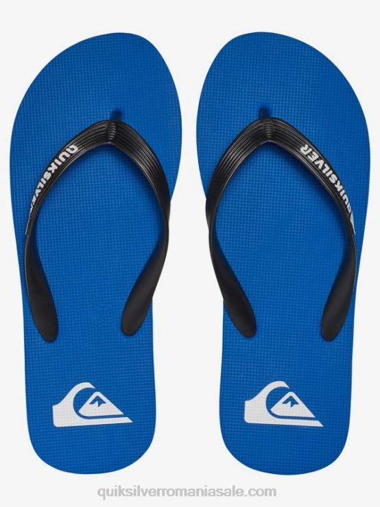 negru/albastru flip-flops molokai XT6B1589 bărbați Quiksilver