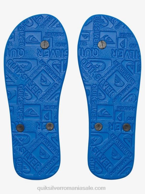 negru/albastru flip-flops molokai XT6B1589 bărbați Quiksilver