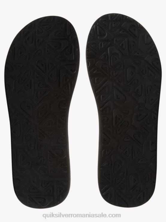 negru/albastru/gri sandale cu imprimeu carver XT6B615 bărbați Quiksilver