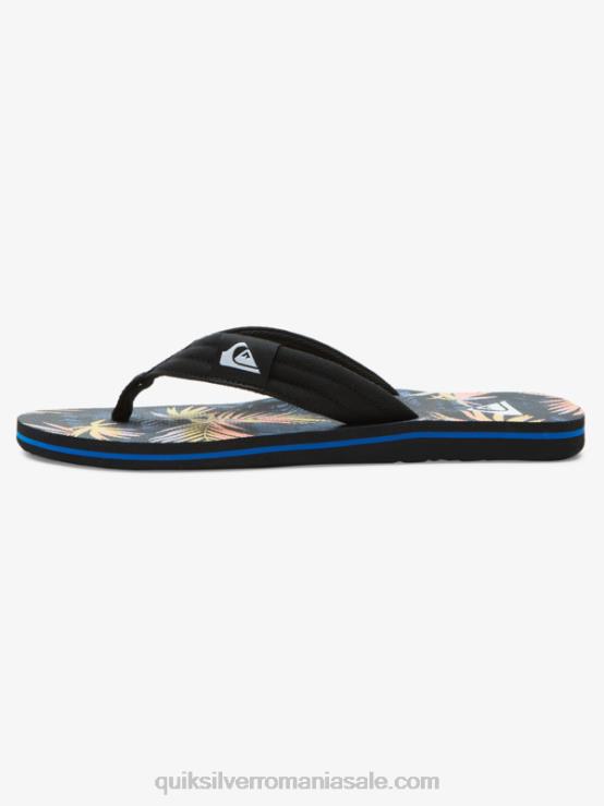 negru/albastru/roz sandale molokai layback XT6B501 bărbați Quiksilver
