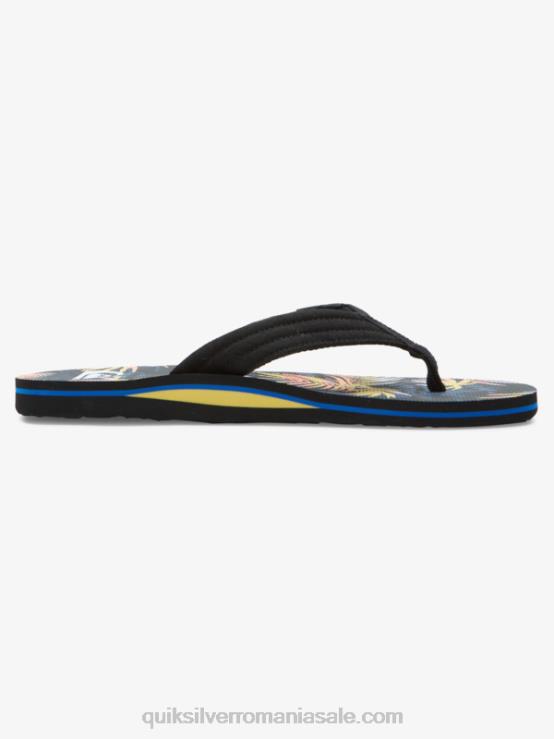 negru/albastru/roz sandale molokai layback XT6B501 bărbați Quiksilver