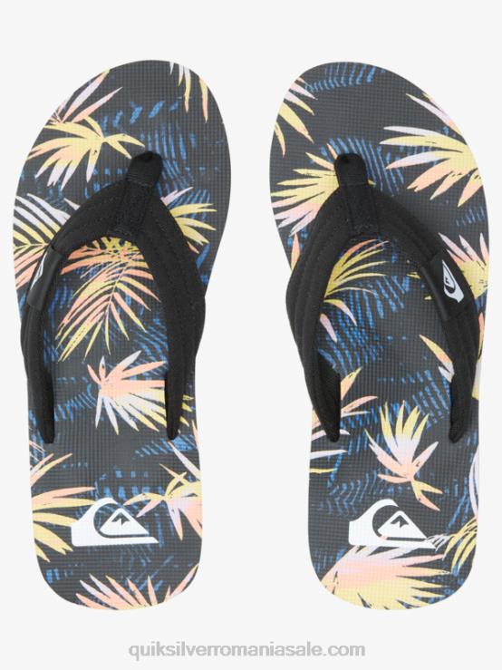 negru/albastru/roz sandale molokai layback XT6B501 bărbați Quiksilver