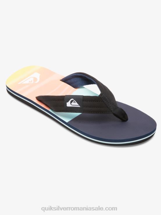 negru/albastru sandale molokai layback XT6B1832 bărbați Quiksilver
